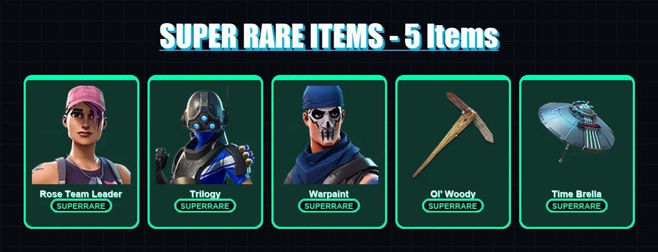 [PC/PSN] | Rose Team Leader | Trilogy | Warpaint | Midas | Frozen Red Knight | 57 skin | 75 pickaxe | 68 emote | 75 glider | Lv1326 — Fortnite account