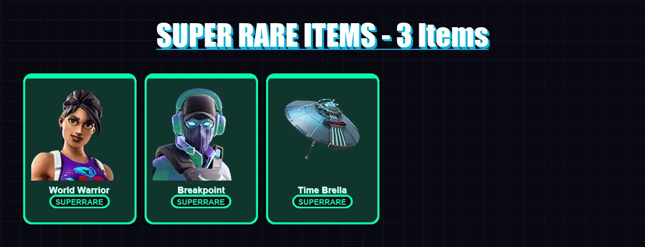 [PS4/PS5/XBOX/PC] | World Warrior | Breakpoint | Singularity | Ruin | Sentinel | 76 skin | 79 pickaxe | 95 emote | 75 glider | Lv980