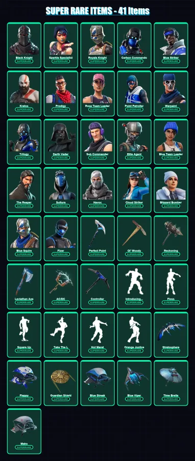 [PS4/PS5/PC] | Black Knight | Sparkle Specialist | Royale Knight | 305 skin | Lv3430