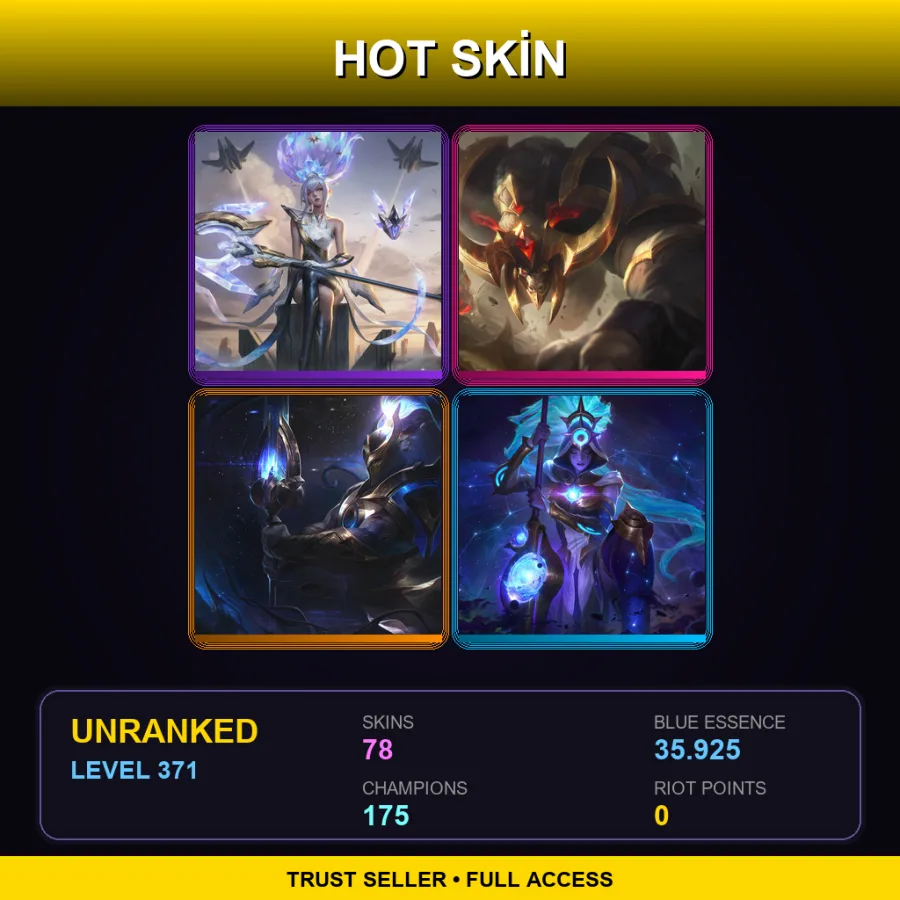 LAS | Lv371 | Unranked | 78 Skin | 175 Champ — Conqueror Alistar