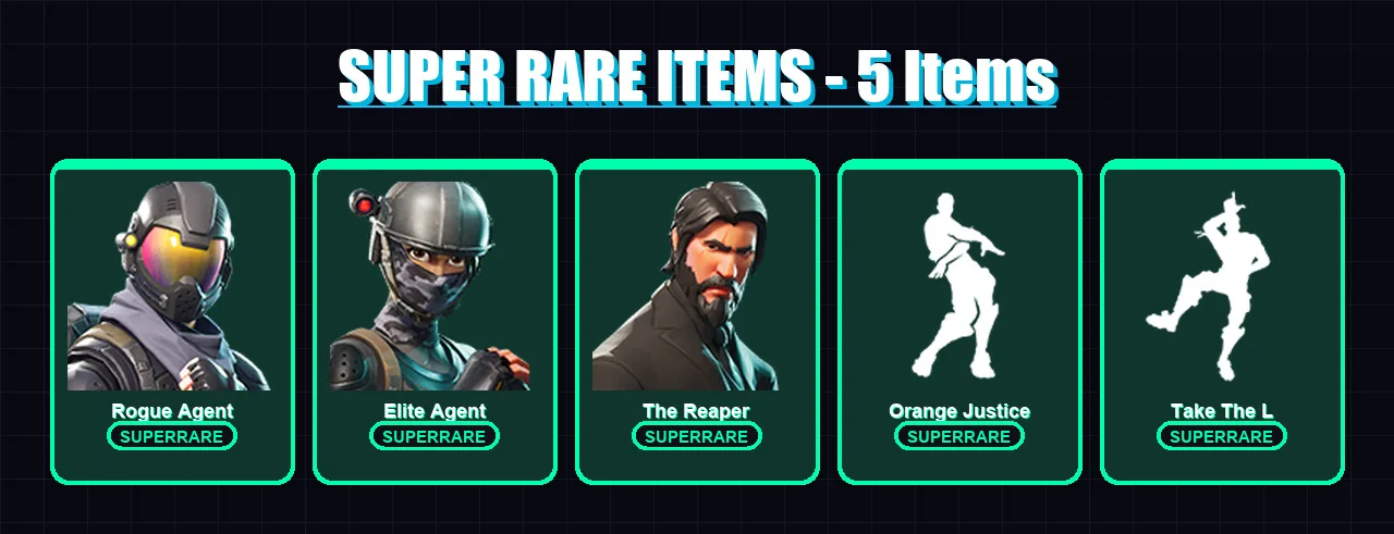 [PC/XBOX/PSN] | Rogue Agent | Elite Agent | The Reaper | Carbide | Dark Voyager | 13 skin | 7 pickaxe | 15 emote | 10 glider | Lv180