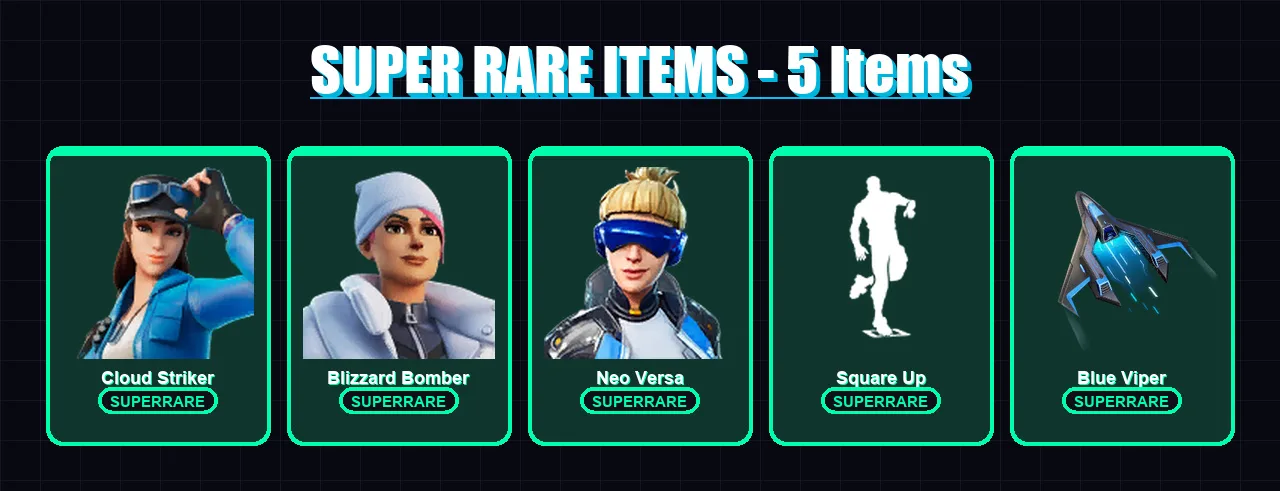 [PC/XBOX] | Cloud Striker | Blizzard Bomber | Neo Versa | Snap | Riftreaver Drift | 46 skin | 89 pickaxe | 73 emote | 64 glider | Lv1098