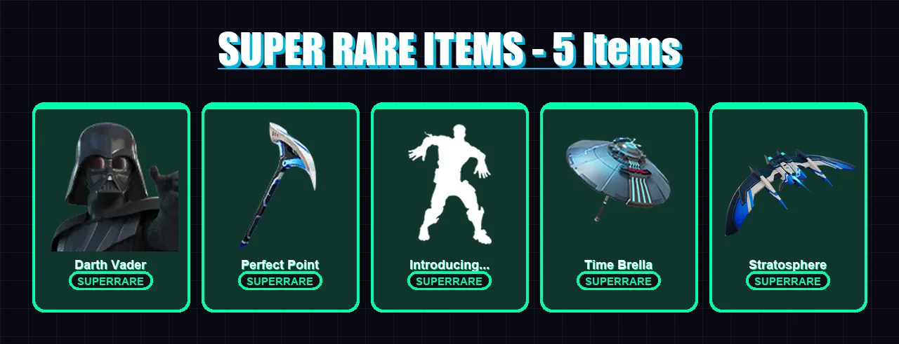 [PS4/PS5/XBOX/PC] | Darth Vader | Malik | Torin | Ronin | Raptor | 113 skin | 174 pickaxe | 102 emote | 141 glider | Lv2511