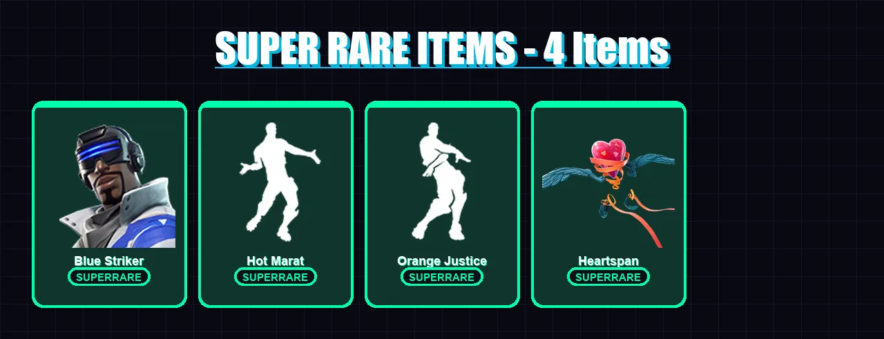 [PC] | Blue Striker | The Prisoner | Ruin | Singularity | Blackheart | 34 skin | 35 pickaxe | 46 emote | 39 glider | Lv460 — Fortnite account