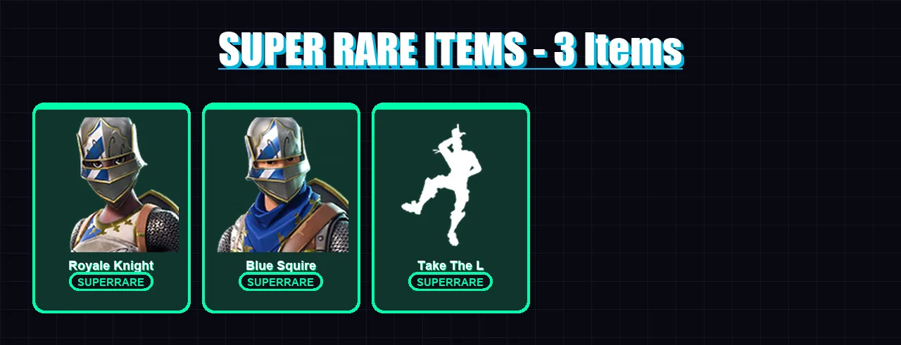 [PC/XBOX/PSN] | Royale Knight | Blue Squire | Rust Lord | Mission Specialist | Moonwalker | 5 skin | 4 pickaxe | 9 emote | 6 glider | Lv121