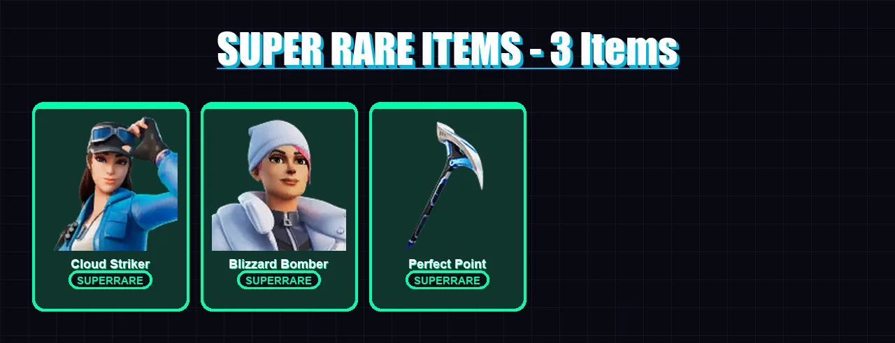 [PC/XBOX] | Cloud Striker | Blizzard Bomber | Ronin | Kymera | Fusion | 59 skin | 132 pickaxe | 85 emote | 103 glider | Lv1786