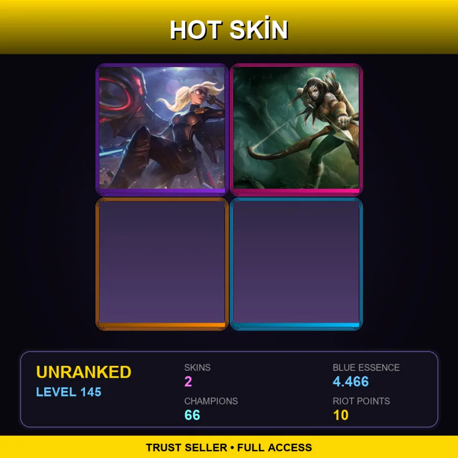 LAS | Lv145 | Unranked | 2 Skin | 66 Champ