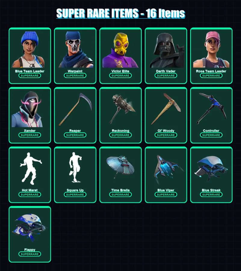[PS4/PS5/XBOX/PC] | Blue Team Leader | Warpaint | Victor Elite | 294 skin | Lv3847