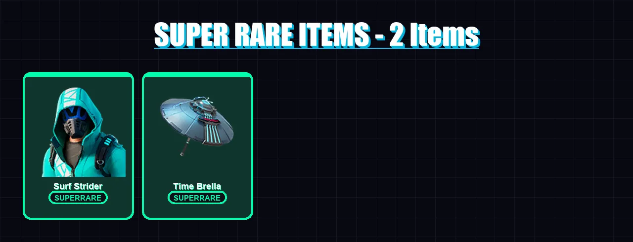 [PC/XBOX] | Surf Strider | Zeus | Predator | Mandalorian | The Imagined | 88 skin | 175 pickaxe | 110 emote | 128 glider | Lv2269