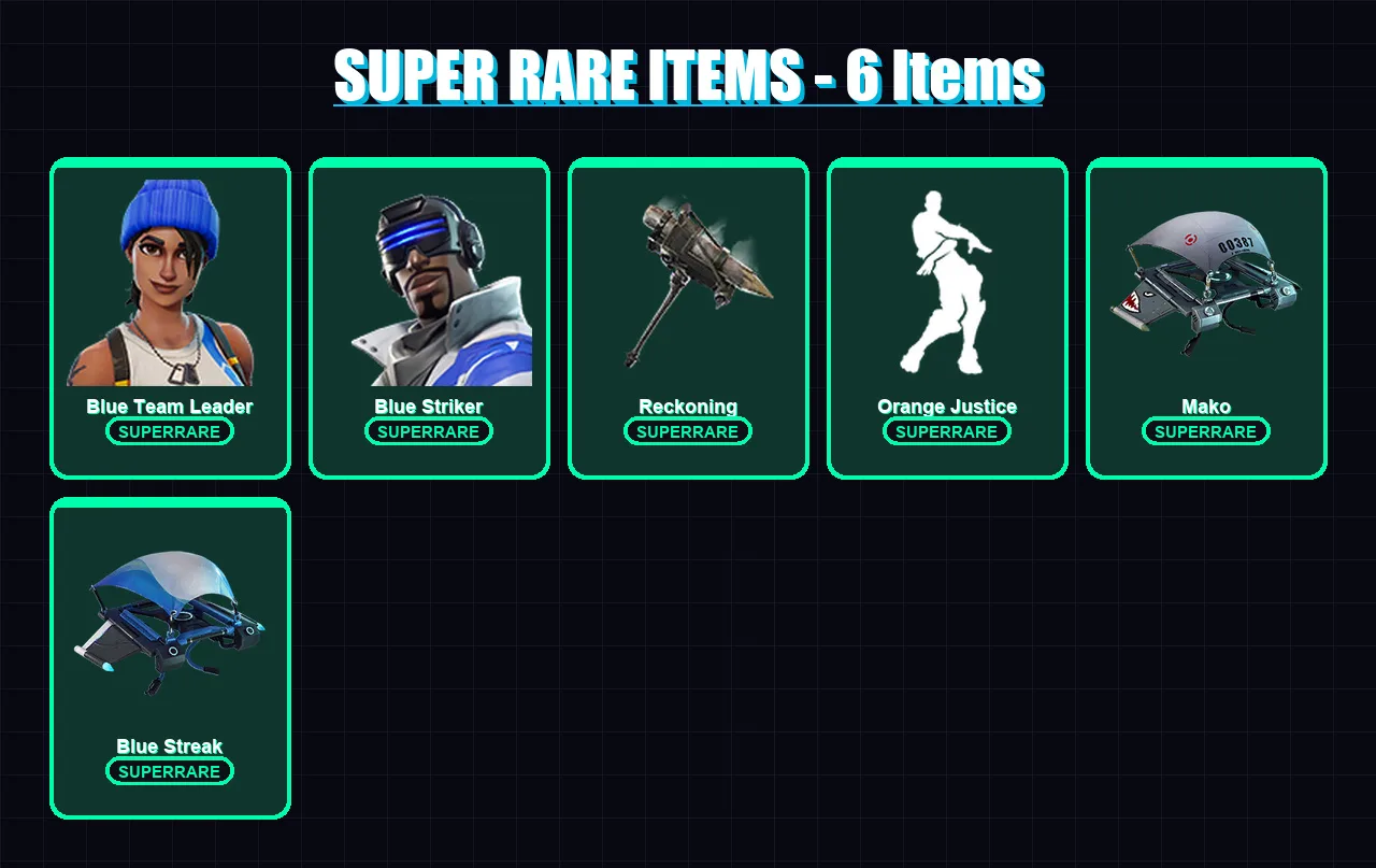 [PS4/PS5/PC] | Blue Team Leader | Blue Striker | Rox | Valor | The Scientist | 64 skin | 39 pickaxe | 53 emote | 53 glider | Lv638