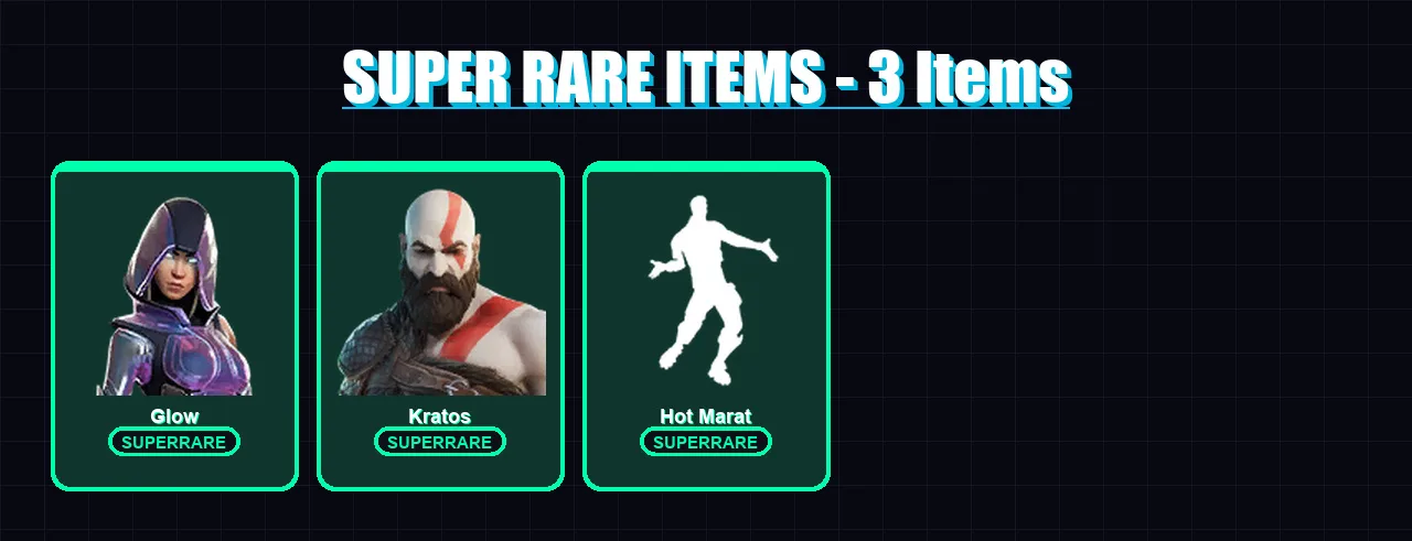 [PC/XBOX/PSN] | Glow | Kratos | Predator | Sorana | Midas | 51 skin | 54 pickaxe | 45 emote | 55 glider | Lv1091