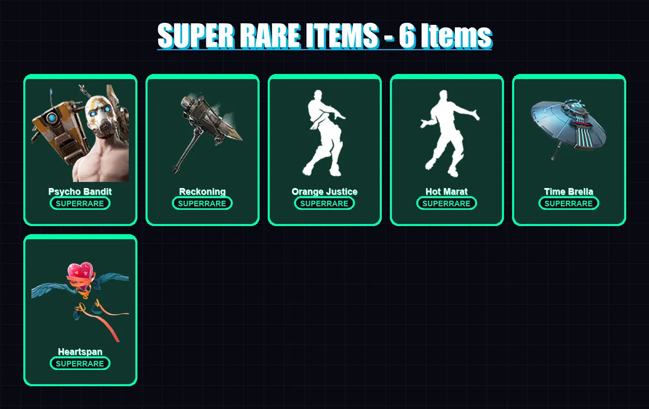 [PC/XBOX/PSN] | Psycho Bandit | A.I.M. | Fusion | Catalyst | Blackheart | 73 skin | 55 pickaxe | 60 emote | 60 glider | Lv955