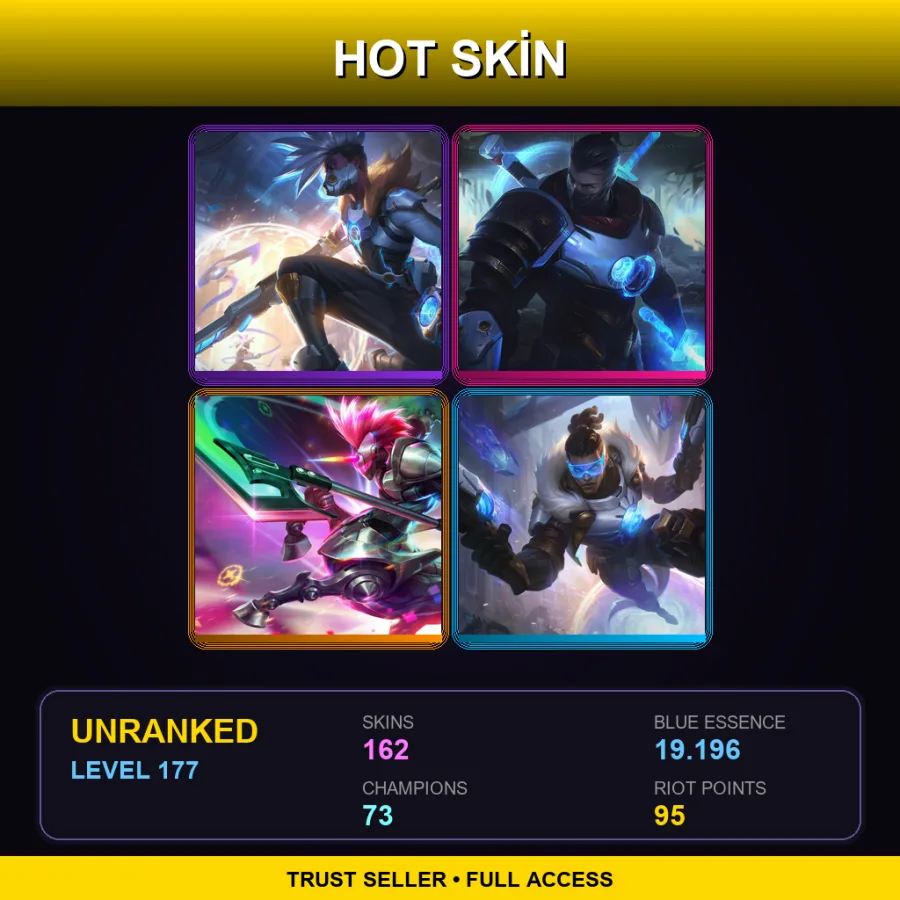LAN | Lv177 | Unranked | 162 Skin | 73 Champ — Sherwood Forest Ashe