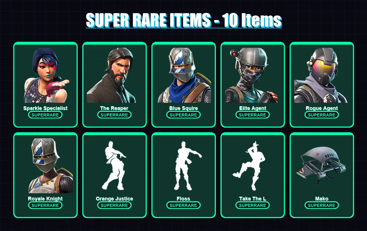 [PS4/PS5/XBOX/PC] | Sparkle Specialist | The Reaper | Blue Squire | Elite Agent | Rogue Agent | 20 skin | 11 pickaxe | 23 emote | 18 glider | Lv332 — Fortnite account