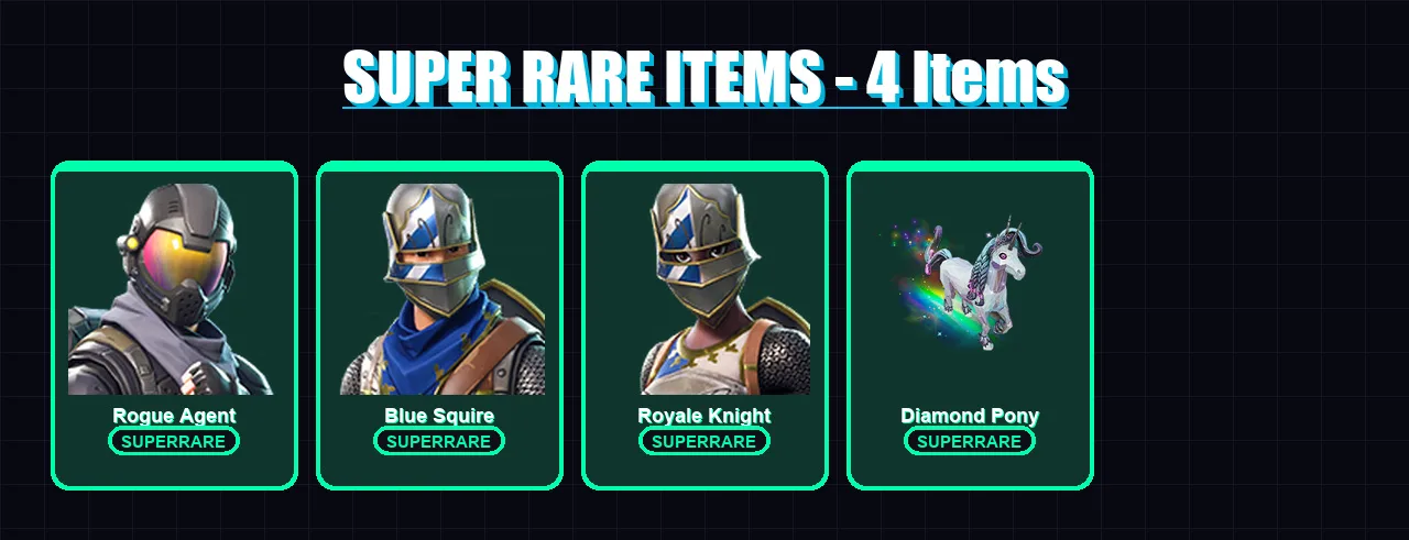 [PC] | Rogue Agent | Blue Squire | Royale Knight | Carbide | Battlehawk | 10 skin | 7 pickaxe | 5 emote | 8 glider | Lv90