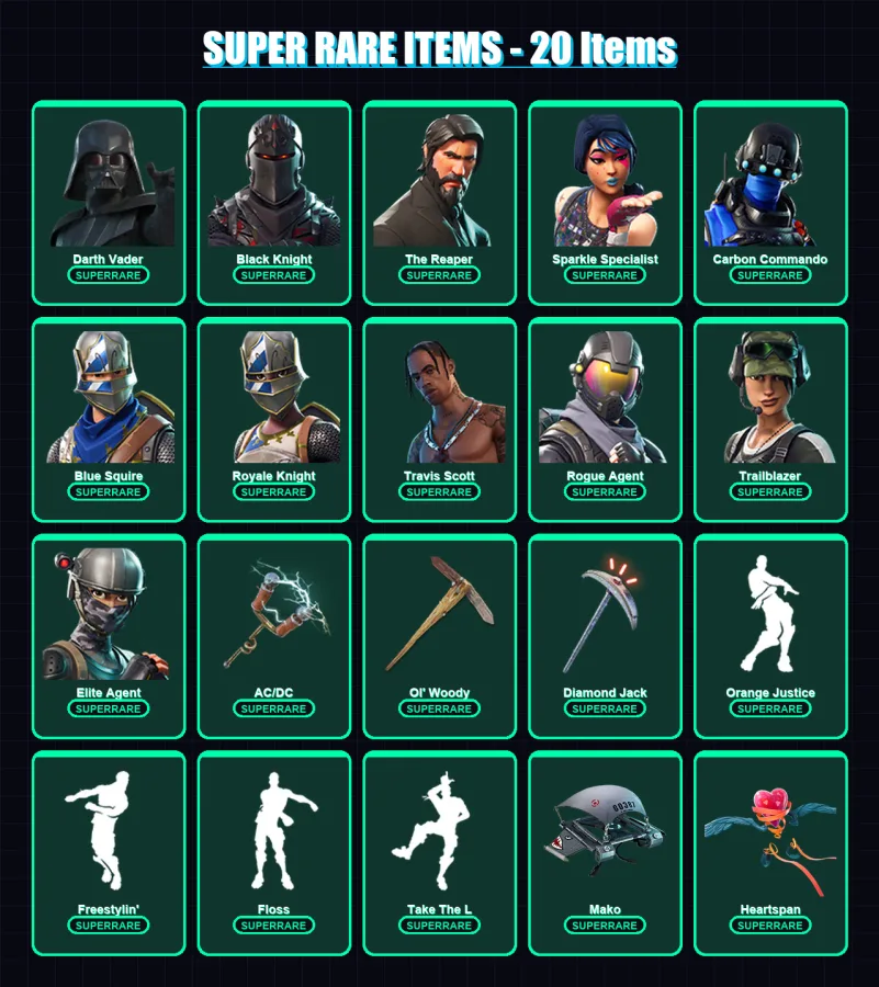 [PS4/PS5/XBOX/PC] | Darth Vader | Black Knight | The Reaper | 92 skin | Lv1659