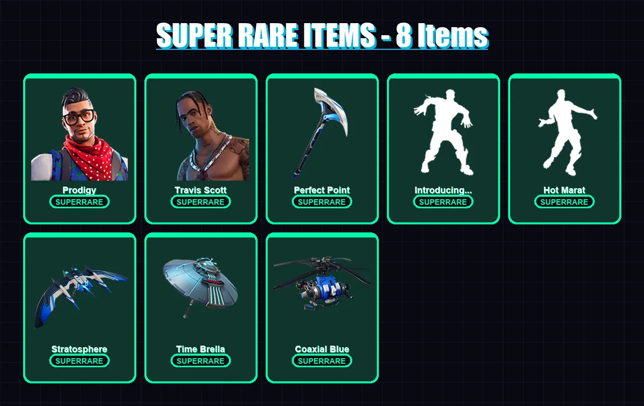 [PS4/PS5/XBOX/PC] | Prodigy | Travis Scott | Deadpool | Gear Specialist Maya | Sentinel | 47 skin | 94 pickaxe | 71 emote | 97 glider | Lv1318