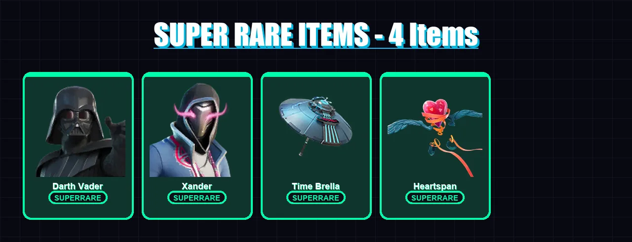[PC/XBOX/PSN] | Darth Vader | Xander | Ruin | Blackheart | Snap | 82 skin | 146 pickaxe | 122 emote | 121 glider | Lv2068