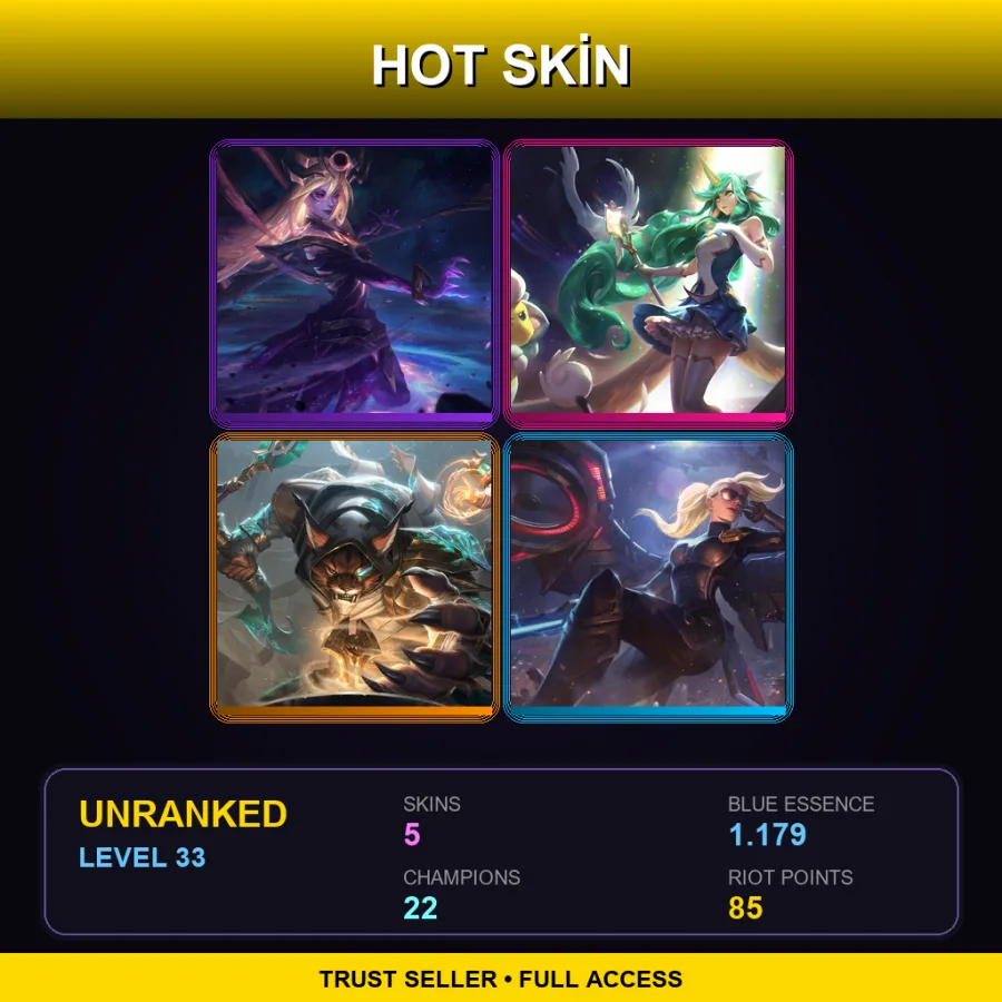 EUNE | Lv33 | Unranked | 5 Skin | 22 Champ — Guardian Of The Sands Ryze