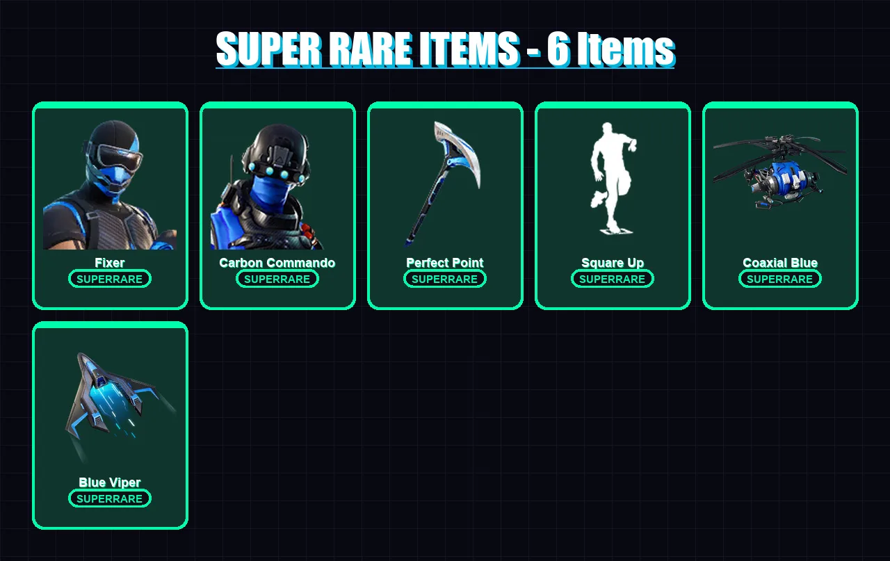 [PC/XBOX/PSN] | Fixer | Carbon Commando | Charlotte | Polar Peely | Toona Fish | 7 skin | 10 pickaxe | 7 emote | 7 glider | Lv50