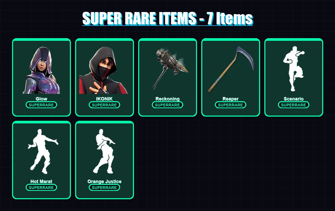 [PC/XBOX/PSN] | Glow | IKONIK | Drift | Power Chord | Enforcer | 35 skin | 23 pickaxe | 36 emote | 29 glider | Lv449