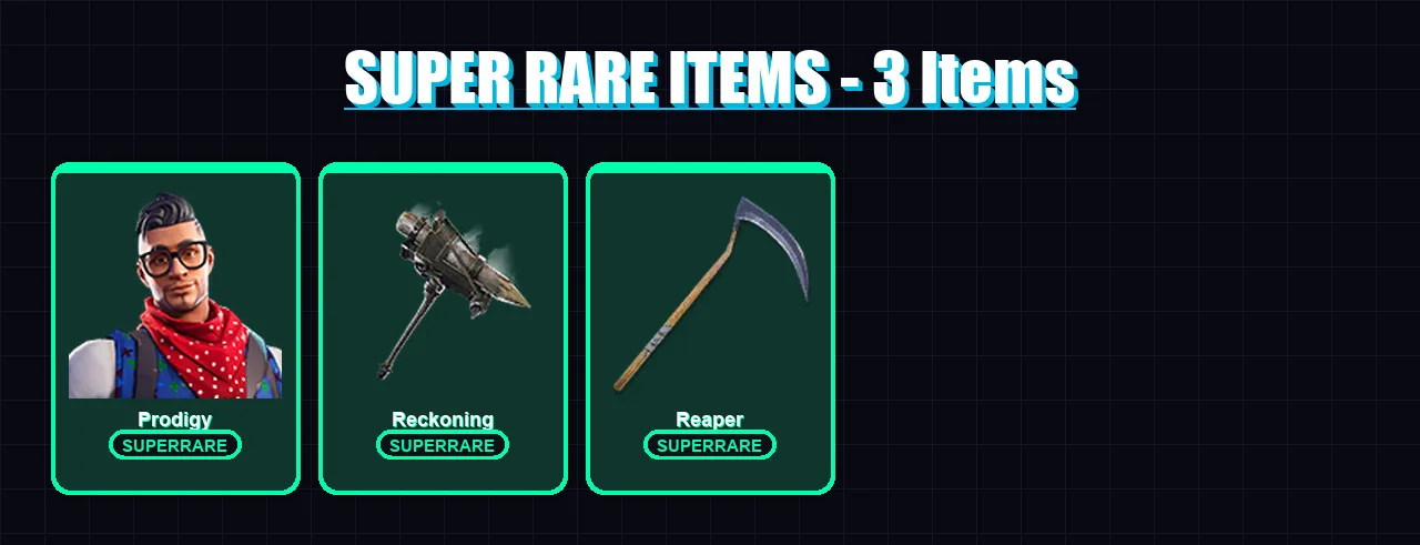 [PC/XBOX/PSN] | Prodigy | Zenith | A.I.M. | Dire | Ultima Knight | 29 skin | 23 pickaxe | 33 emote | 28 glider | Lv367