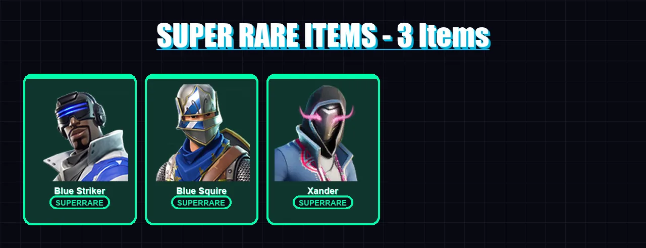 [PS4/PS5/XBOX/PC] | Blue Striker | Blue Squire | Xander | Sage | Wingman | 11 skin | 26 pickaxe | 13 emote | 14 glider | Lv194