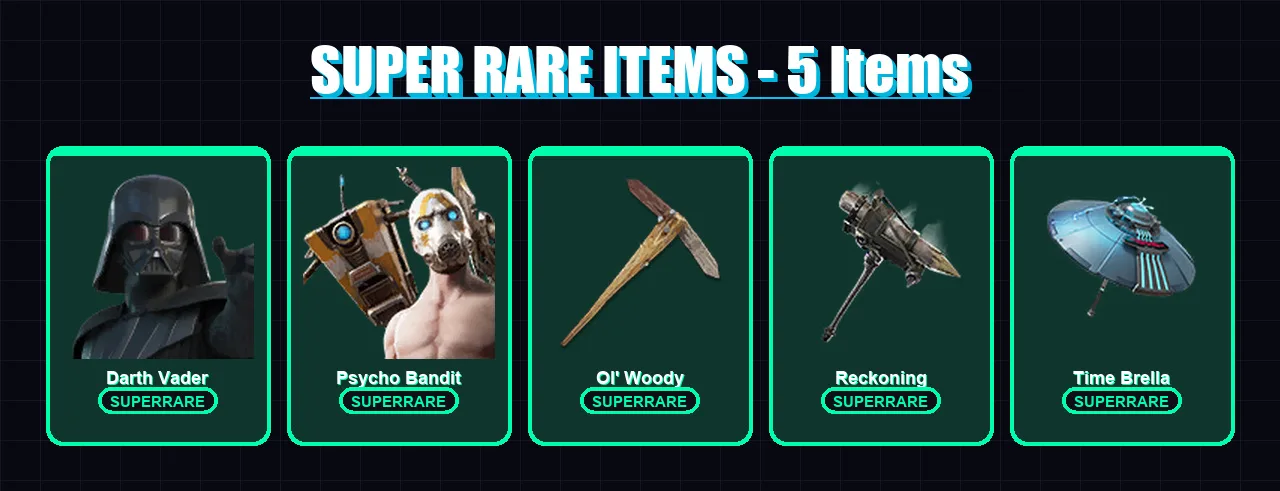 [PC/PSN] | Darth Vader | Psycho Bandit | Optimus Prime | Sorana | Mizuki | 216 skin | 232 pickaxe | 150 emote | 151 glider | Lv2097