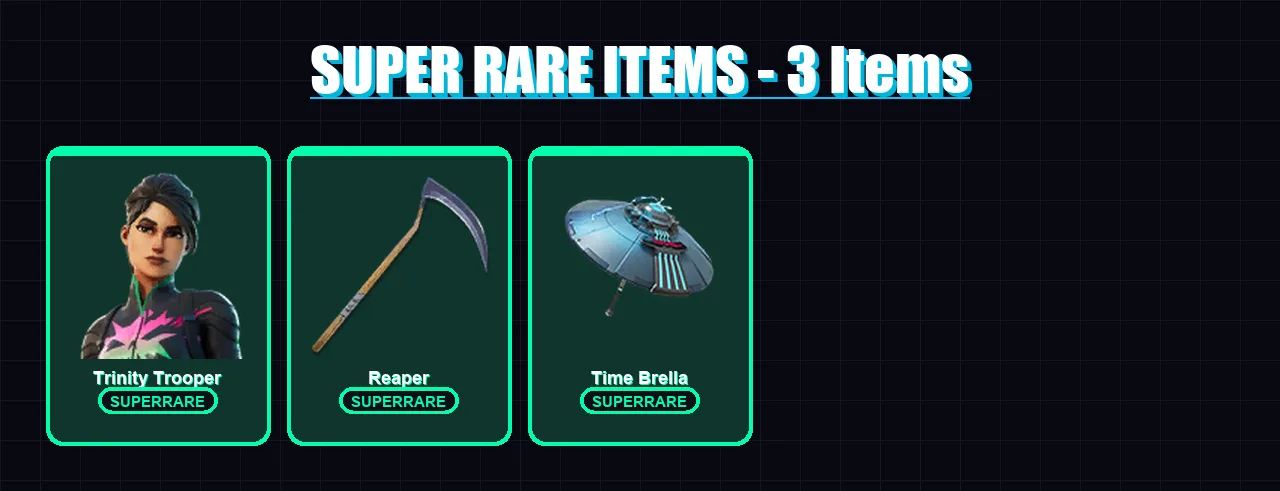 [PC/PSN] | Trinity Trooper | Joltara | Valeria | Peter Griffin | Omegarok | 53 skin | 123 pickaxe | 75 emote | 88 glider | Lv2221