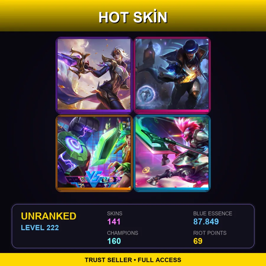 LAN | Lv222 | Unranked | 141 Skin | 160 Champ — Coven Elise