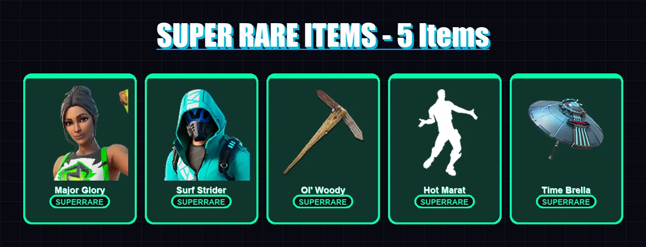 [PC/XBOX] | Major Glory | Surf Strider | Raz | Kymera | Alli | 159 skin | 183 pickaxe | 147 emote | 168 glider | Lv2845 — Fortnite account