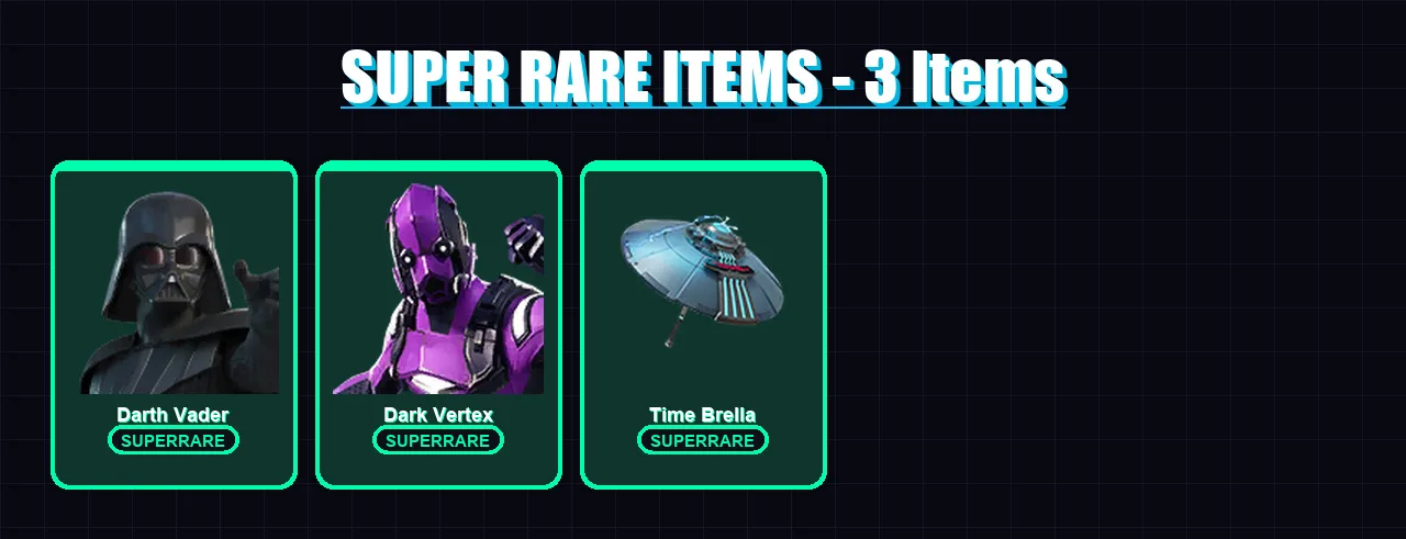 [PC/PSN] | Darth Vader | Dark Vertex | Peter Griffin | Optimus Prime | Kado Thorne | 67 skin | 96 pickaxe | 72 emote | 87 glider | Lv1614