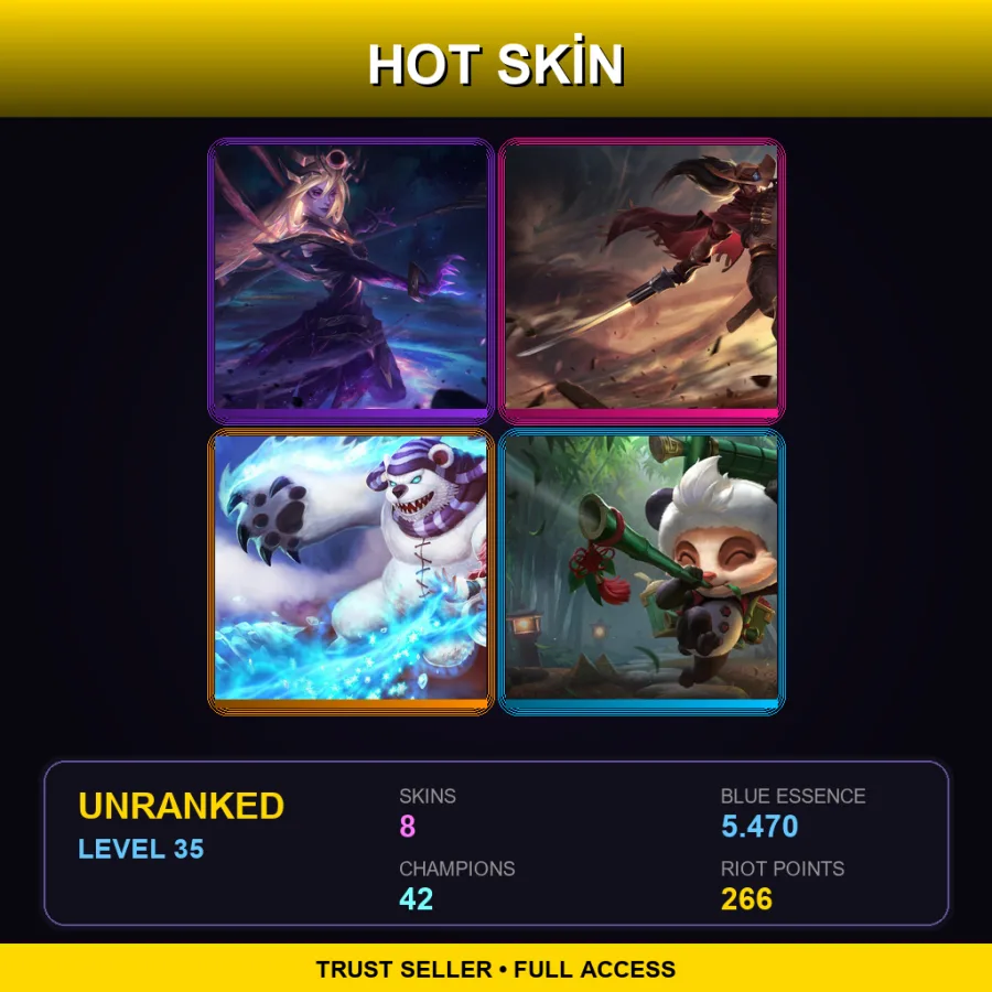 EUW | Lv35 | Unranked | 8 Skin | 42 Champ — Nightblade Irelia