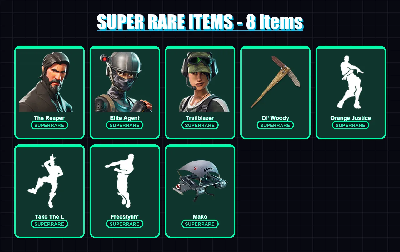 [PC/PSN] | The Reaper | Elite Agent | Trailblazer | The Ice King | Hybrid | 27 skin | 26 pickaxe | 39 emote | 28 glider | Lv512 — Fortnite account