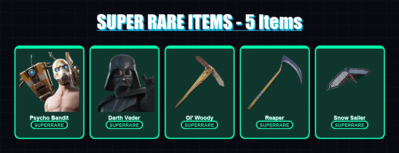 [PS4/PS5/XBOX/PC] | Psycho Bandit | Darth Vader | Zeus | Nezumi | Kymera | 192 skin | 240 pickaxe | 194 emote | 168 glider | Lv3032