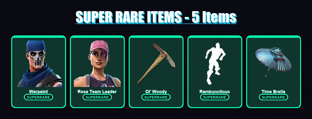 [PC/XBOX/PSN] | Warpaint | Rose Team Leader | Lara Croft | Kor | Midas | 115 skin | 140 pickaxe | 106 emote | 118 glider | Lv1764
