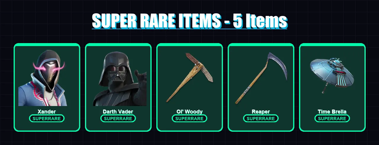 [PS4/PS5/XBOX/PC] | Xander | Darth Vader | Paradigm (Reality-659) | The Origin | Nezumi | 188 skin | 250 pickaxe | 150 emote | 178 glider | Lv3439