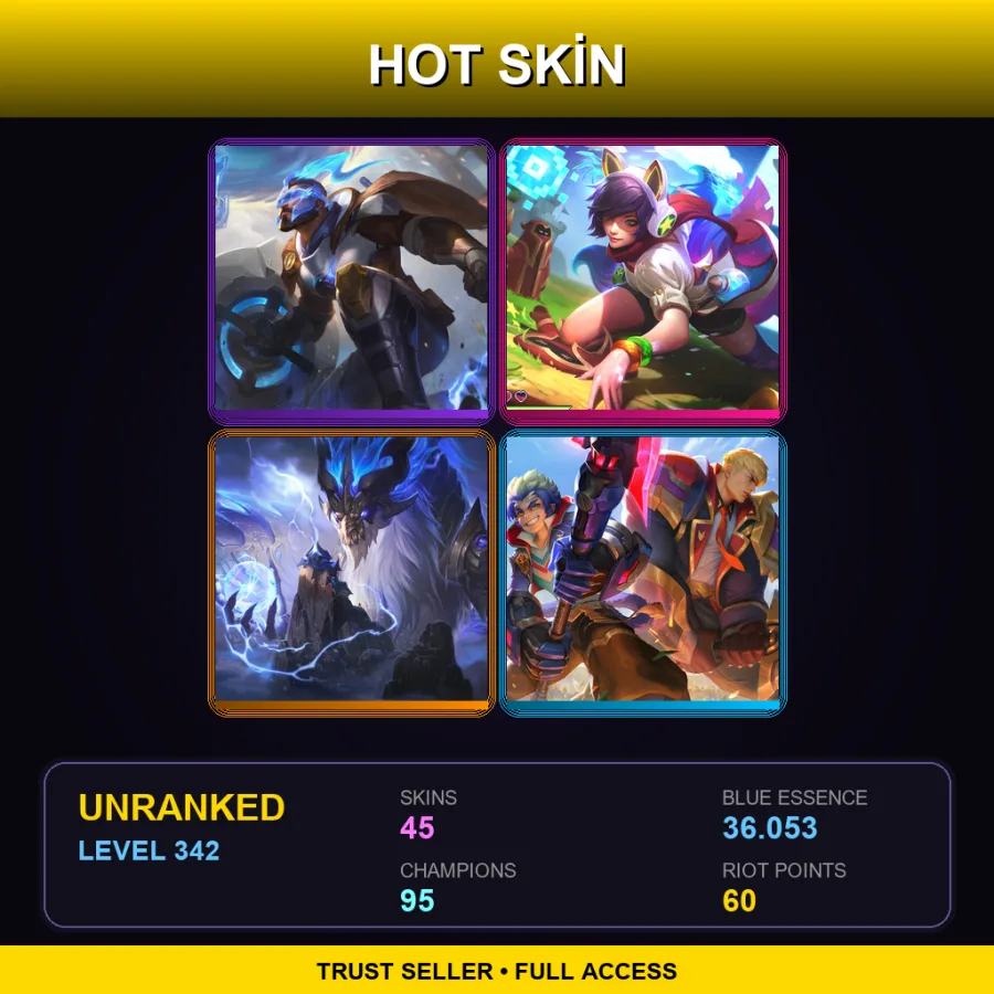EUW | Lv342 | Unranked | 45 Skin | 95 Champ — Battle Academia Garen
