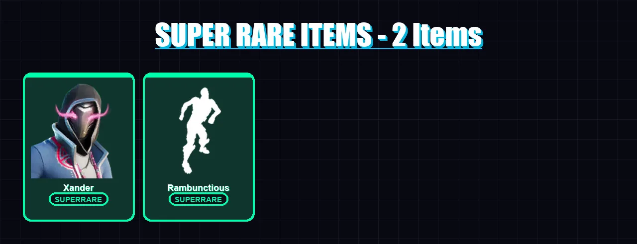 [PC/XBOX/PSN] | Xander | Paradigm (Reality-659) | Era | The Ageless | Renzo the Destroyer | 94 skin | 82 pickaxe | 102 emote | 59 glider | Lv825