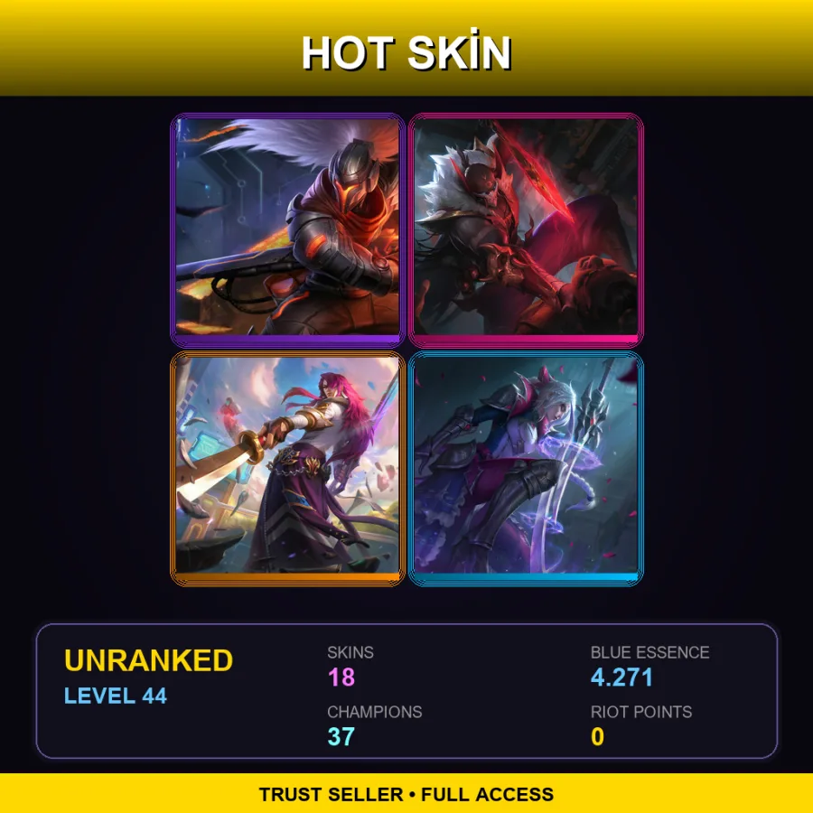 VN | Lv44 | Unranked | 18 Skin | 37 Champ — Panda Teemo