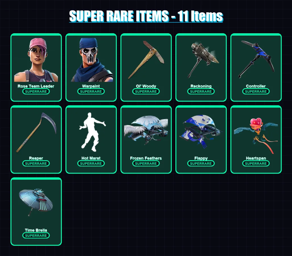 [PC/XBOX/PSN] | Rose Team Leader | Warpaint | Gear Specialist Maya | A.I.M. | Malice | 157 skin | 130 pickaxe | 109 emote | 116 glider | Lv1589 — Fortnite account