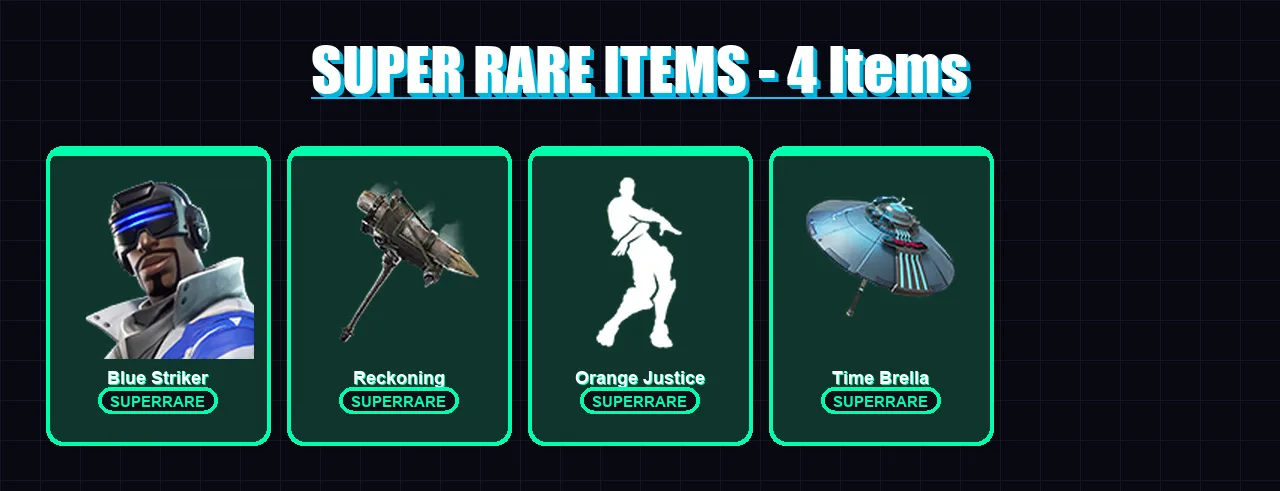 [PC/XBOX] | Blue Striker | The Prisoner | Calamity | Luxe | Dire | 64 skin | 74 pickaxe | 82 emote | 86 glider | Lv1005