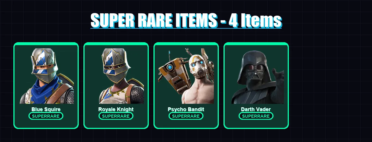 [PC/XBOX/PSN] | Blue Squire | Royale Knight | Psycho Bandit | Darth Vader | Malik | 36 skin | 44 pickaxe | 34 emote | 30 glider | Lv437
