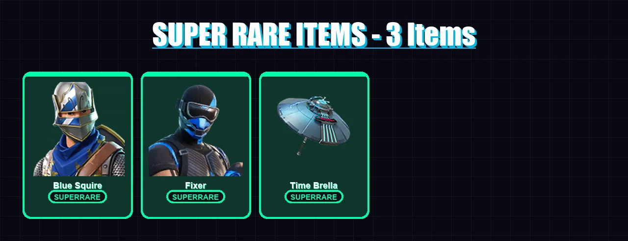 [PS4/PS5/XBOX/PC] | Blue Squire | Fixer | Ronin | Lynx | The Foundation | 49 skin | 59 pickaxe | 56 emote | 64 glider | Lv898