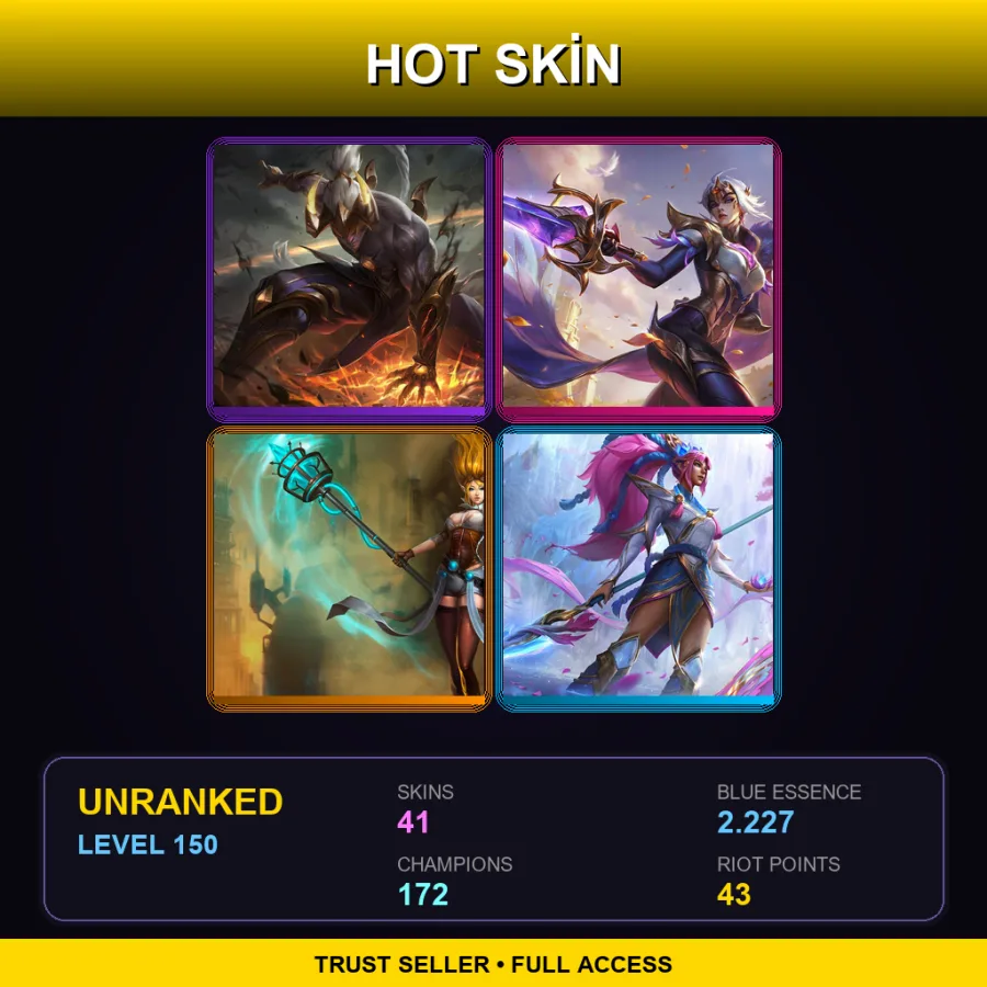 LAS | Lv150 | Unranked | 41 Skin | 172 Champ — Fright Night Zeri