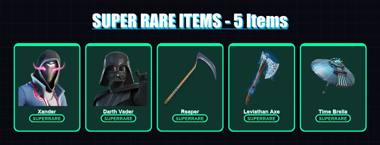 [PC/XBOX] | Xander | Darth Vader | The Imagined | Snap | Valeria | 131 skin | 180 pickaxe | 130 emote | 123 glider | Lv2529