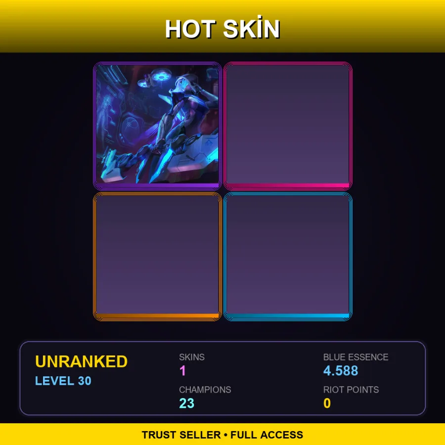 NA | PROJECT: Ashe | 1 Skin | 23 Champ | Lv30