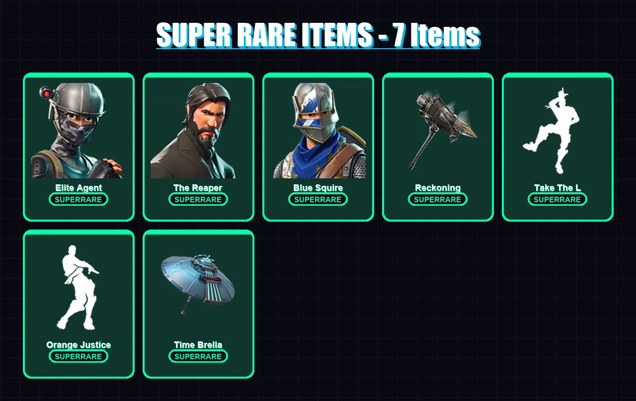 [PC/XBOX/PSN] | Elite Agent | The Reaper | Blue Squire | Calamity | Dark Voyager | 79 skin | 125 pickaxe | 85 emote | 83 glider | Lv1575