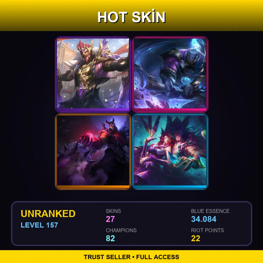 LAN | Lv157 | Unranked | 27 Skin | 82 Champ — Alien Invader Heimerdinger