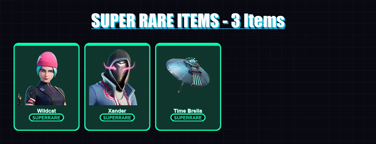 [PC/XBOX] | Wildcat | Xander | Mandalorian | Menace | Predator | 49 skin | 116 pickaxe | 68 emote | 81 glider | Lv1263 — Fortnite account
